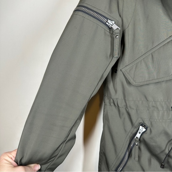 S13 New York Field Parka Jacket in Olive Green XS - Picture 3 of 10